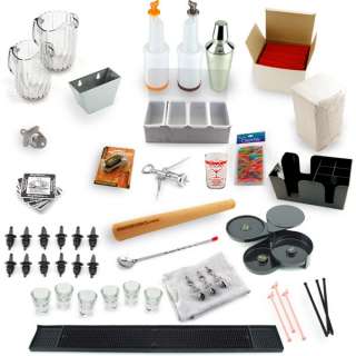 Ultimate Bartending Kit   Bar Tools Accessories Set 845033000562 