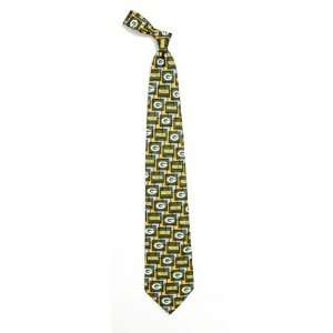  Green Bay Packers NFL Pattern #2 Mens Tie (100% Silk 
