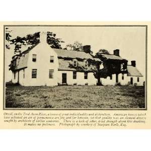  1921 Print Tred Avon River Maryland Otwell Historic Estate 