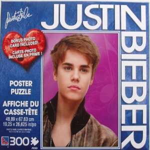  Bieber 300 Piece Jigsaw Puzzle Poster New Hairstyle 
