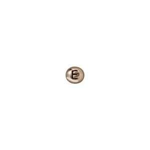  TierraCast Antique Rhodium (plated) Alphabet Bead E 