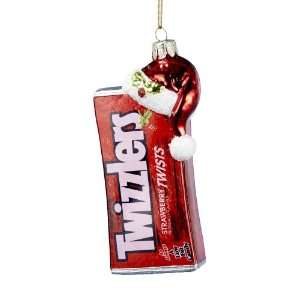  Kurt Adler HY0192 Twizzlers Candy Bar Glass Ornament, 5 