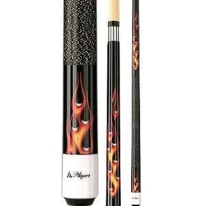  Players Midnight black Flame Cue (weight20oz.) Sports 