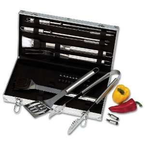  Chefmaster 22pc Steel Barbeque Tools Set Patio, Lawn 