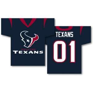  NFL Houston Texans 2 Sided Jersey Banner 