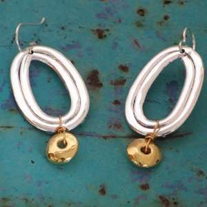  Lightweight Azteca Silver Gold Earrings Lana Barakat 