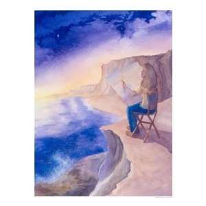   of Dawn by Lakeside Scenic Giclee Poster Print by Neena Plant, 16x20