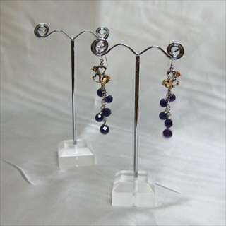 Earrings Showcase Display Stand Metal Holder Set  