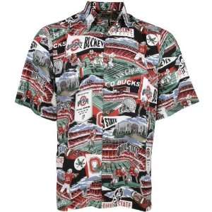   Ohio State Buckeyes Campus Scenic Button up Shirt