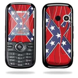   Decal Sticker for LG Cosmos   Dixie Flag Cell Phones & Accessories