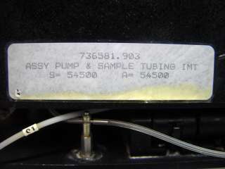 Dade Behring Dimension AR Assy Pump & Sample Tubing  
