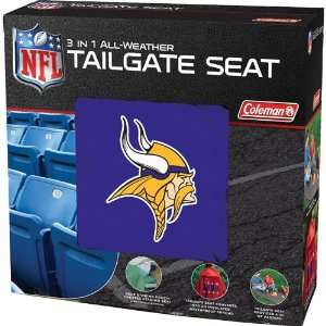  BSS   Minnesota Vikings NFL 3 in 1 All Weather Tailgate 