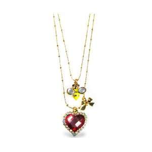   Johnson Betseys Secret Garden Heart Necklace (FINAL SALE) Jewelry