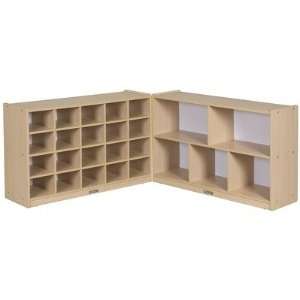  Ecr4kids 5 Compartment/20 Tray Laminate color  Red Office 