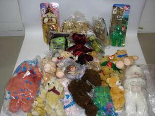   Lot of Stuffed Animals & Toys   Cherished Teddies, Ty, Geppeddo  