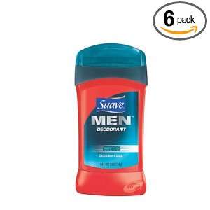  Suave Male Deodorant, Fresh, 2.6 Ounce (Pack of 6) Health 