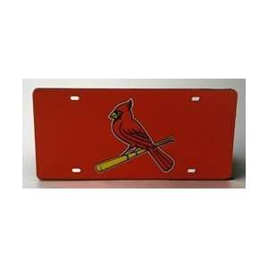  ST LOUIS CARDINALS (RED) LASER CUT AUTO TAG Sports 