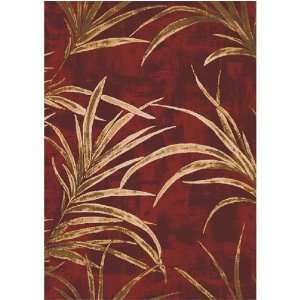 Milliken 536303/37675 Surface Visions Patio Red Rain Forest Tropical 