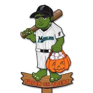   Marlins MLB Halloween Frankenstein Stake Wood (30) 