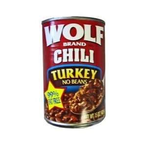 Wolf Turkey Chili w/o Beans 12ct Grocery & Gourmet Food