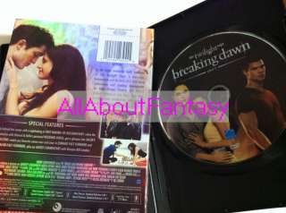 The Twilight Saga Breaking Dawn   Part 1 (DVD, 1 disc, Just released 