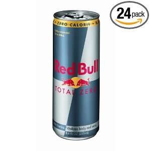 Red Bull Total Zero, 0.58 Pound (Pack of 24)  Grocery 