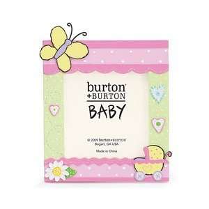  Baby Girl Butterfly Photo Frame Holds 3 1/2 Photo Baby