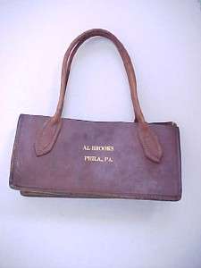 United States Engraved Currency Plates Leather Satchel Al Brooks 