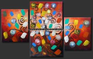 Art Deco Handmade modern Abstract Huge Oil Painting On Canvas bn307 ny 