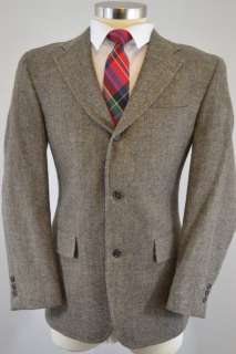 Press Donegal Mist Handwoven Tweed Cashmere Mohair Wool Blazer 