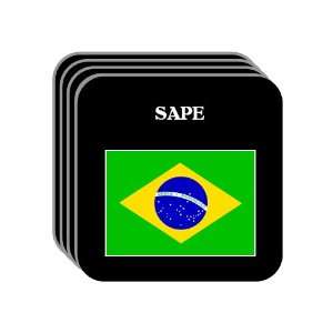  Brazil   SAPE Set of 4 Mini Mousepad Coasters 