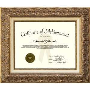  Signature Certificate Frame with Pongee Silk Liner