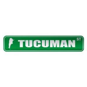   TUCUMAN ST  STREET SIGN CITY ARGENTINA