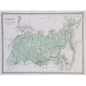  Huot Map of Siberia (1867)