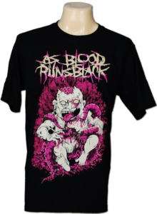 As Blood Runs Black Ernie Flores T Shirt Men M  