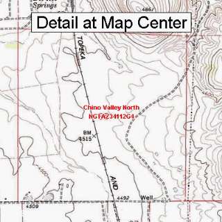  USGS Topographic Quadrangle Map   Chino Valley North 