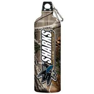 San Jose Sharks 32oz Open Field Camo Aluminum Water Bottle  
