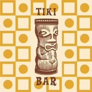  Tiki Bar Finest LAMINATED Print Tiki series 10x10
