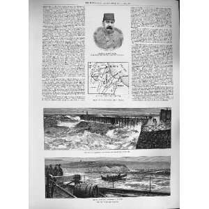    1884 SEA FOLKESTONE OIL LEAK BAKER PASHA PLAN TOKAR