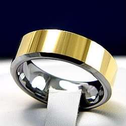 3pcs TUNGSTEN Gold HIS HERS Engagement Wedding Ring SET  