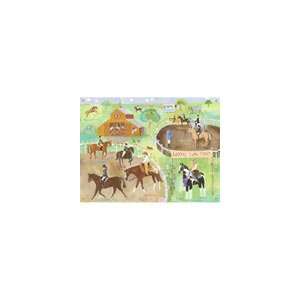  Oopsy Daisy Murals English Horse Show Canvas Banner with 
