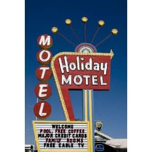   Poster   Holiday Motel Las Vegas Nevada 24 X 17 