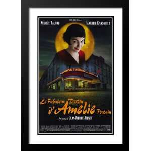  Amelie 20x26 Framed and Double Matted Movie Poster   Style 