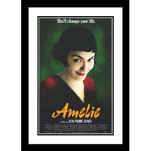  Amelie 32x45 Framed and Double Matted Movie Poster   Style 