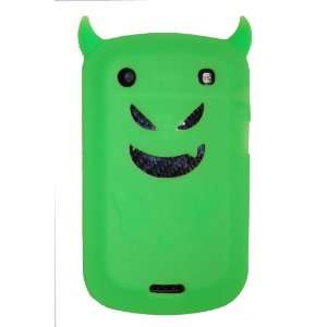  Neon Green Silicone Devil Case for Blackberry Bold Touch 
