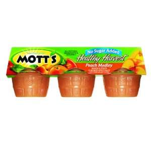 Motts Healthy Harvest, Peach Medley, 3.9 Ounce Cups (Pack of 36)