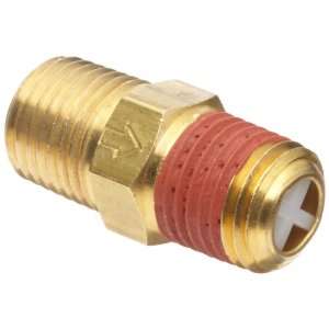 Control Devices Brass Ball Check Valve, 1/4 NPT Male  