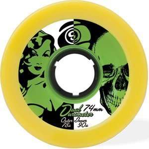 SECTOR 9 DD 74mm 78a/90a YEL/GRN (Set Of 4)  Sports 