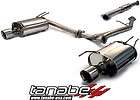 TANABE MEDALION TOURING CAT BACK DUAL EXHAUST 03 06 ACURA TSX
