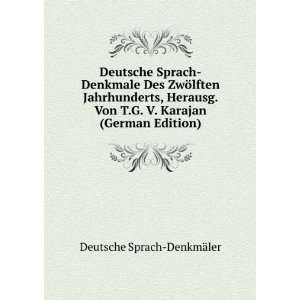   Karajan (German Edition) Deutsche Sprach DenkmÃ¤ler Books